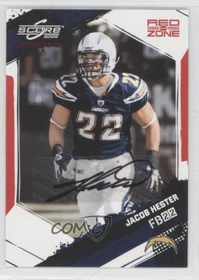 2009 Score Inscriptions Red Zone Auto /30 Jacob Hester #241 Auto - Image 1 of 2