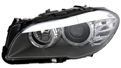 Scheinwerfer links für 5er BMW F10 F11 2009-2013 H7 Halogen Angel Eyes LED LWR - Bild 1 von 4