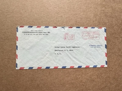 Puerto Rico 1965 Meter Cover +Colgate Spanish Ad =Clean like A Tornado +Dental - Image 1 of 2