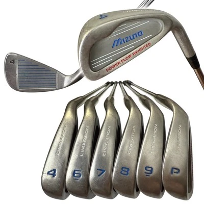 Mizuno Cimarron Power Flow Weigh Iron Set 4-PW (NO 5 IRON!) RH Ladies Flex Steel - Image 1 of 4