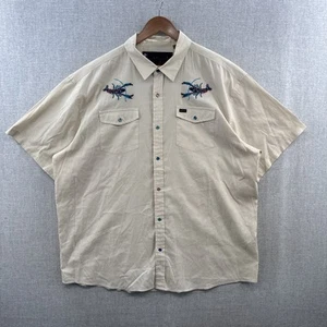 Howler Bros H Bar B Snap Shirt XL COSMIC CRAWFISH Western Pearl Snap RETIRED - Bild 1 von 16