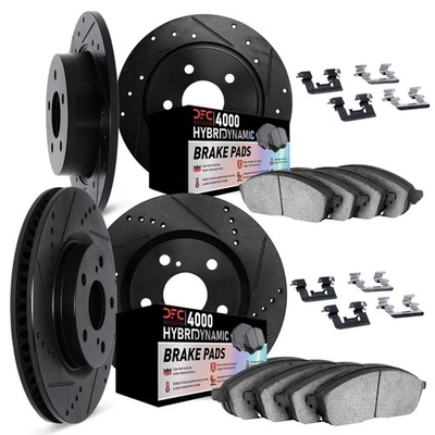 For Pontiac Grand Prix 88-93 Brake Kit DFC Drilled & Slotted Front & Rear Brake Foto 1 de 4