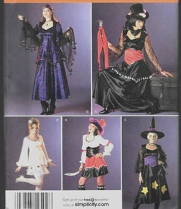 Simplicity #2502 GYPSY Fortune Teller Wench Witch FUN Steampunk PATTERN Sz 8-16 - Picture 1 of 4