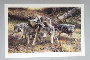 Carl Brenders "Disorderly Conduct" Wolf Family S/N Lithograph #138/2500 w/COA - Picture 1 of 18