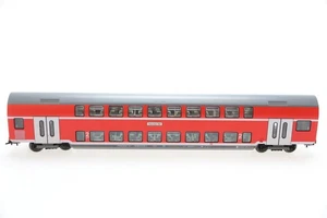 H0 MÄRKLIN DB Doppelstock Mittelwagen 2.Kl. Personenwagen rot grau AC N86 - Picture 1 of 4