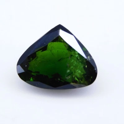 5.00 Ct Natural Green Tourmaline Pear Certified Untreated Loose Gemstone - Image 1 of 4