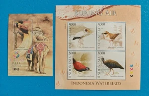 INDONESIA 2013 THAILAND S/S, 2014 WATERBIRDS 4v sheet - bird stamps MNH - Imagen 1 de 1