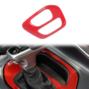 for Dodge Challenger 2015-2019 Red Center Console Gear Shift Box Decor Cover 1pc - Picture 1 of 8