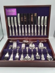 Arthur Price International Stainless Steel Cutlery Set with Case - #5036 - Picture 1 of 8