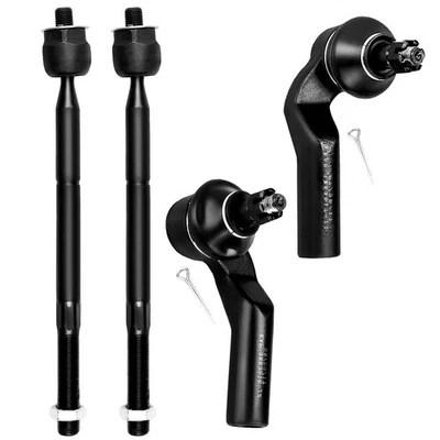 For 2004-2014 Mazda 3 5 4 Pcs Front Inner and Outer Tie Rod Links Steering Part - Image 1 of 4