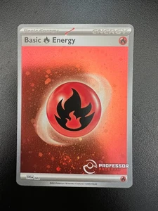 Pokemon Basic Fire Energy SVE 002 Professor Program 2023 Cosmos Holofoil NM - Picture 1 of 10