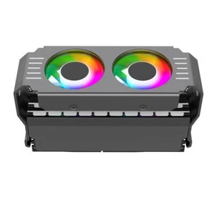 RAM Cooler 1000-4500 + tr/min refroidisseur de mémoire PC pour DDR4 DDR5 (noir) Deu - Photo 1/10