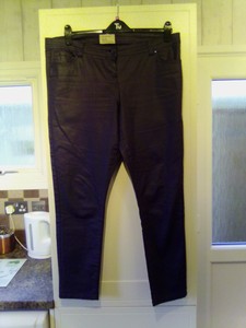 Faux Leather Red Trousers for Women for 