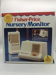 Vintage 1983 Fisher Price Nursery Baby Monitor #157 Tested in Box