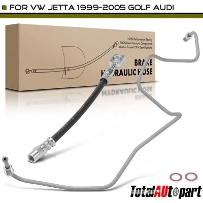 Manguera hidráulica de freno para Volkswagen Jetta Golf Audi TT Quattro conductor trasero exterior Foto 1 de 4