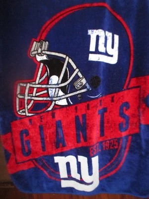 New York Giants 50x60 Manta polar NFL Casco de fútbol americano 2015 Noroeste Foto 1 de 4