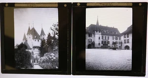 Switzerland, Thun, Hotel Krone etc., 1922 Original Antique Lantern Slides. - Picture 1 of 1