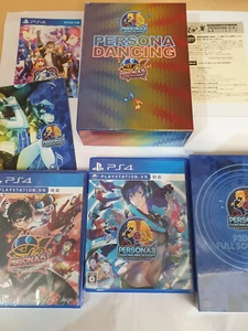 Persona Dancing All-Star Triple Pack PS4 Caja Limitada P3D P5D Banda Sonora Raro - Imagen 1 de 14