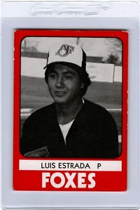 TCMA Appleton Foxes #1 1980 Luis Estrada Tiainepautla México - Imagen 1 de 2