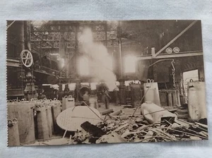 BELGIQUE USINE METALLURGIE HAINAUT COUILLET ACIERIES THOMAS HALLE CPA R4437 - Picture 1 of 1