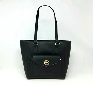 Bolso de Mano Michael Kors Joey Para Mujer Mediano Cuero Bolsillo Negro - IMPORTACIÓN EE. UU. - Imagen 1 de 1