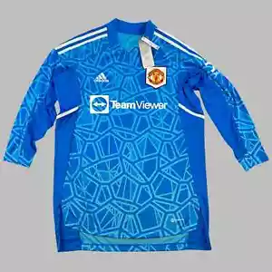 2022-23 Manchester United adidas Goalkeeper Shirt *w/tags* DE GEA 1 - Picture 1 of 1