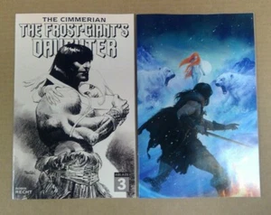 Cimmerian The Frost Queen's Daughter #3 1:20 Panosian 1:10 Kelly Variants Ablaze - Picture 1 of 2