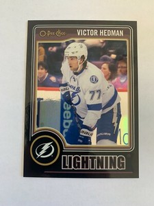 2014-15 O-Pee-Chee Black Rainbow #293 Victor Hedman 031/100 - Tampa Bay