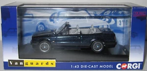 CORGI VANGUARDS BMW (E30) 325i SPORT CONVERTIBLE - MACAU BLUE - Mint/Perfect MIB - Picture 1 of 7