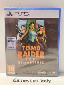 TOMB RAIDER I-III REMASTERED - SONY PS5 - VIDEOGIOCO NUOVO SIGILLATO NEW - PAL - Foto 1 di 6