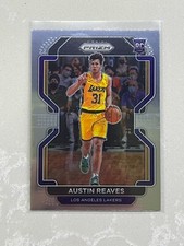 2021-22 Panini Prizm Austin Reaves Rookie Card #165 LA Lakers RC