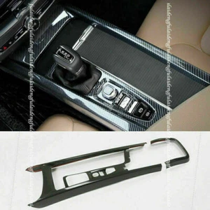 For Volvo S60 2019-2022 Carbon Fiber Central Console Gear Shift Panel Cover Trim - Picture 1 of 8