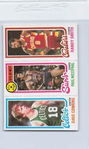 1980/81 Topps #36 Cowens/16 Westphal/59 Smith NM *DA-B4198