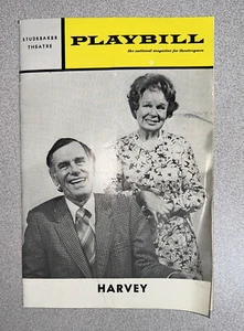 Playbill Studebaker Theatre Gig Young 1971, Shirley Booth en Harvey de Mary Chase - Imagen 1 de 3