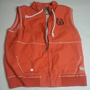 MENS Orange akademiks fullzip outerwear vest SZ L - Picture 1 of 8
