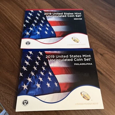 2019 P&D  Uncirculated Coin Sets 1 Philadelphia 1 Denver - Image 1 of 4