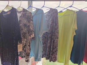 Glam Grannycore Bulk Shirt Lot Includes New Lularue Shirt With Tags-- Size Xl - Picture 1 of 11