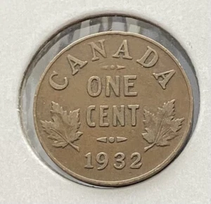 1932 Canada One Cent - Picture 1 of 2