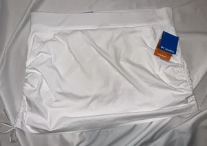 Minifalda corta Columbia Omni-sombra Marina Bay blanca 2X XXL 50 UPF NUEVA CON ETIQUETAS - Imagen 1 de 3