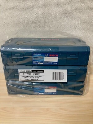 Bosch Professional L-BOXX L-BOX X-MINI3 Box mini Set Blue Tool Case - Image 1 of 4