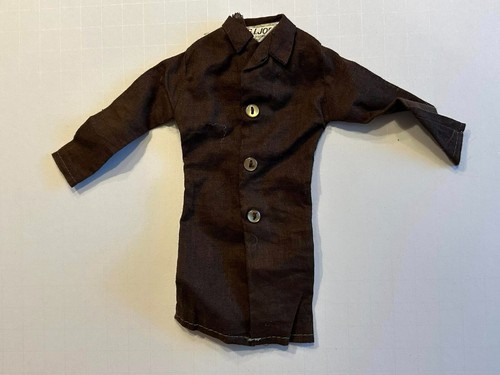 UNDERCOVER Giacca trench marrone vintage anni 70 GI Joe agente segreto (12 18 F)