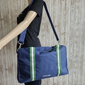 Lacoste Duffel Gym weekender bag Navy Blue | New - Picture 1 of 7