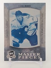 2007-08 Upper Deck The Cup Printing Plate Cyan 1/1 Tomi Maki