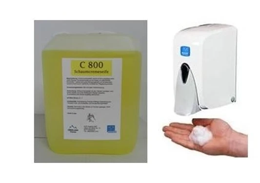 HCR HYGIENE Schaumseife 5 Liter plus Schaumseifenspender 500 ml im Set