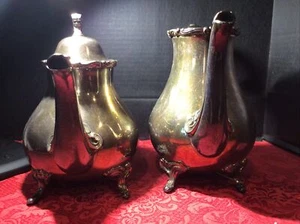 Webster Wilcox "Joanne" International Silver 2pc Tea Set, #7201, 7202 74 - Picture 1 of 6