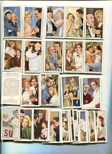1935 GALLAHER LTD SHOTS FROM FAMOUS FILMS 48 DIFFERENT TOBACCO CARD SET - Picture 1 of 2