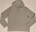 Urban Pipeline Size XXL Hooded Cotton/Poly blend gray long sleeve shirt 