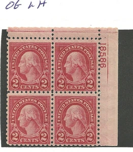 583 OG VLH plate 18586 - Picture 1 of 2