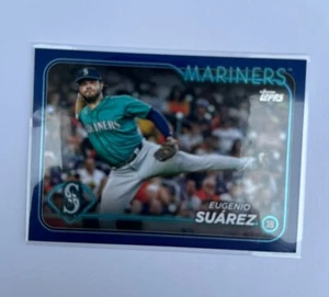 2024 Topps Serie 1 Eugenio Suarez Royal Blue Sp #231 Mariners - Foto 1 di 2