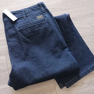 New with Tag Wallace & Barnes OFFICER'S CHINO Pants Trousers DENIM Jean 36 x 32 - Picture 1 of 19